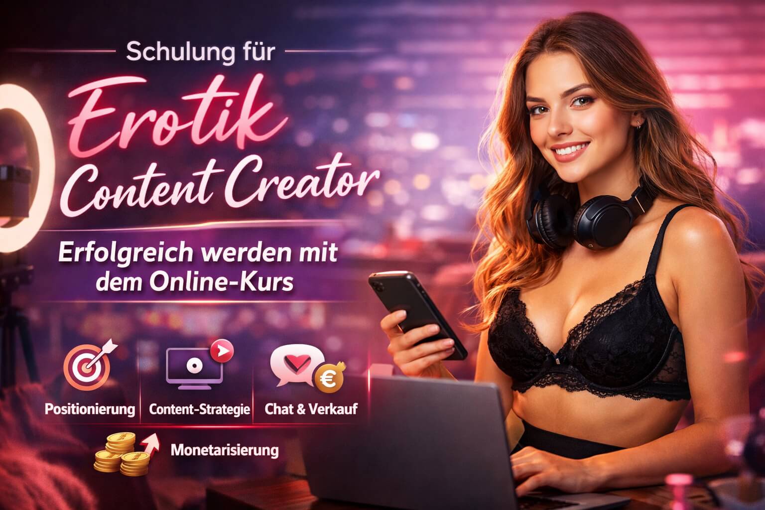 Schulung für Erotik-Content-Creator - Onlinekurs
